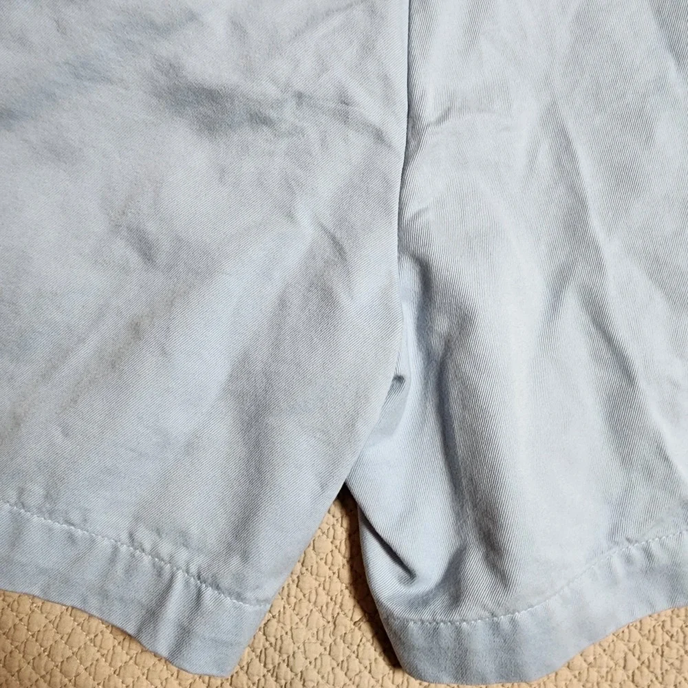 Vineyard Vines By Shep & Ian Chino Shorts Mens 33 Light Blue Regular Fit Pocket
